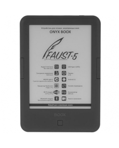 Купить 6" Электронная книга ONYX BOOX Faust 5 черный + чехол в Техноленде