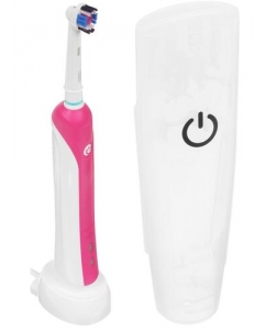 Купить Электрическая зубная щетка Braun Oral-B Pro 750 D16.513.UX белый, розовый в Техноленде