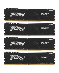 Купить Оперативная память Kingston FURY Beast Black [KF436C18BBK4/64] 64 ГБ в Техноленде