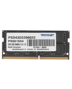 Купить Оперативная память SODIMM Patriot Signature Line [PSD432G26662S] 32 ГБ в Техноленде