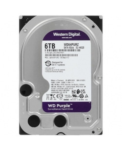 Купить 6 ТБ Жесткий диск WD Purple Surveillance [WD64PURZ] в Техноленде