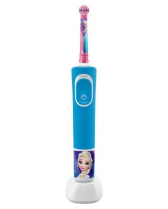 Купить Электрическая зубная щетка Braun Oral-B Vitality Kids D100.413.2 Frozen голубой, красный в Техноленде