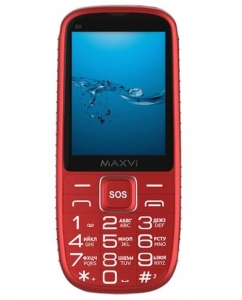 Купить Сотовый телефон Maxvi B9 красный в Техноленде