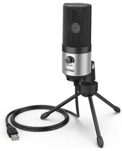 Купить Микрофон Fifine K669 серебристый в Техноленде
