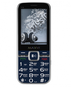 Купить Сотовый телефон Maxvi P18 синий в Техноленде