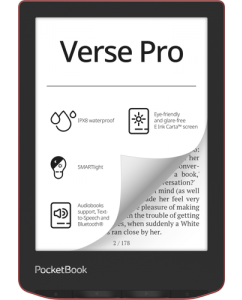 Купить 6" Электронная книга PocketBook 634 Verse Pro красный в Техноленде