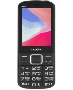 Купить Сотовый телефон teXet TM-B414 черный в Техноленде