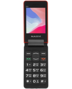 Купить Сотовый телефон Maxvi E9 красный в Техноленде