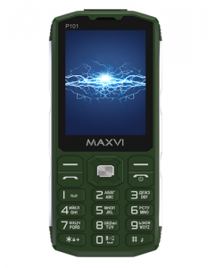 Купить Сотовый телефон Maxvi P101 зеленый в Техноленде