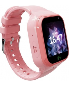 Купить Детские часы Кнопка Жизни Aimoto Omega 4G розовый в Техноленде