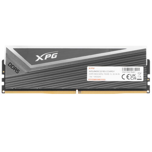 Оперативная память ADATA XPG CASTER RGB [AX5U6400C3216G-CCARGY] 16 ГБ