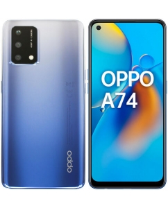 Купить 6.43" Смартфон OPPO A74 128 ГБ синий в Техноленде