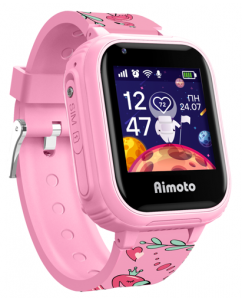 Купить Детские часы Кнопка Жизни Aimoto Pro розовый в Техноленде