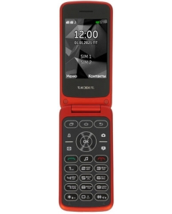 Купить Сотовый телефон Texet TM-408 красный в Техноленде