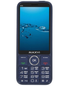 Купить Сотовый телефон Maxvi B35 синий в Техноленде