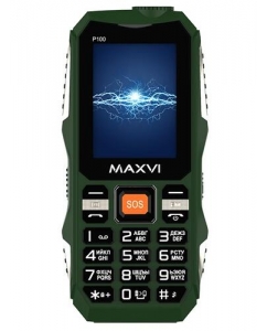 Купить Сотовый телефон Maxvi P100 зеленый в Техноленде