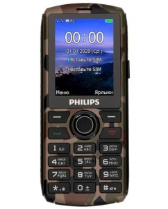 Купить Сотовый телефон Philips Xenium E218 камуфляжный в Техноленде