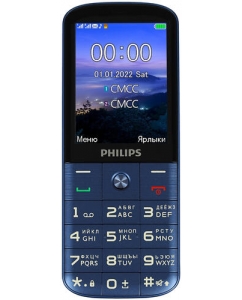 Купить Сотовый телефон Philips Xenium E227 голубой в Техноленде