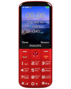 Купить Сотовый телефон Philips Xenium E227 красный в Техноленде