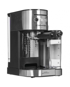 Купить Кофеварка рожковая BRAYER BR 1102 серебристый в Техноленде