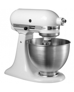 Купить Миксер KitchenAid 5K45SSEWH белый в Техноленде
