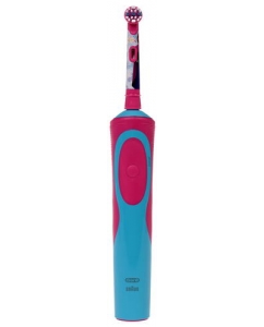 Купить Электрическая зубная щетка Braun Oral-B Vitality Frozen starter D12.523 голубой, розовый в Техноленде