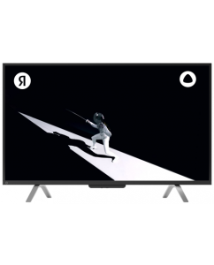 Купить 43" (108 см) Телевизор LED Яндекс ТВ Станция с Алисой черный в Техноленде