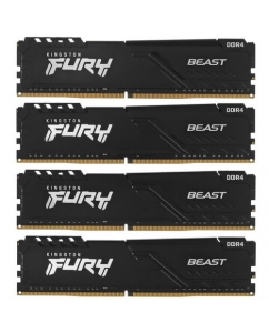 Купить Оперативная память Kingston FURY Beast Black [KF432C16BBK4/32] 32 ГБ в Техноленде