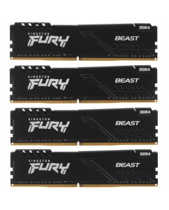 Купить Оперативная память Kingston FURY Beast Black [KF436C17BBK4/32] 32 ГБ в Техноленде