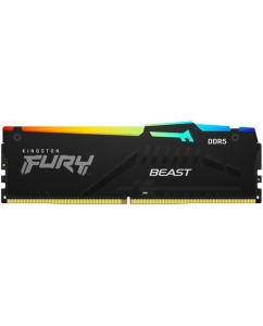 Купить Оперативная память Kingston FURY Beast Black RGB [KF556C40BBA-32] 32 ГБ в Техноленде