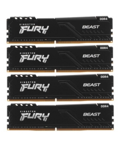 Купить Оперативная память Kingston FURY Beast Black [KF432C16BBK4/64] 64 ГБ в Техноленде