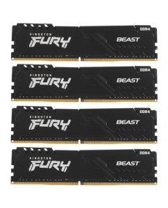 Купить Оперативная память Kingston FURY Beast Black [KF436C18BBK4/64] 64 ГБ в Техноленде