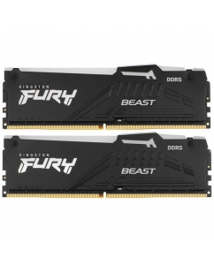 Купить Оперативная память Kingston FURY Beast Black AMD RGB [KF556C36BBEAK2-64] 64 ГБ в Техноленде