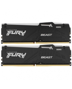 Купить Оперативная память Kingston FURY Beast Black AMD RGB [KF552C36BBEAK2-64] 64 ГБ в Техноленде