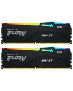 Купить Оперативная память Kingston FURY Beast Black AMD RGB [KF560C36BBEAK2-64] 64 ГБ в Техноленде