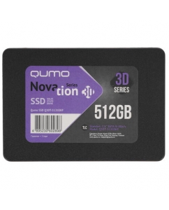 Купить 512 ГБ 2.5" SATA накопитель QUMO Novation [Q3DT-512GSKF] в Техноленде