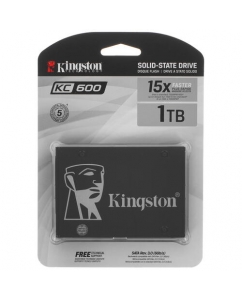 Купить 1024 ГБ 2.5" SATA накопитель Kingston KC600 [SKC600/1024G] в Техноленде