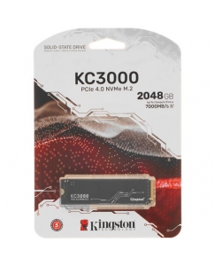 Купить 2000 ГБ SSD M.2 накопитель Kingston KC3000 [SKC3000D/2048G] в Техноленде