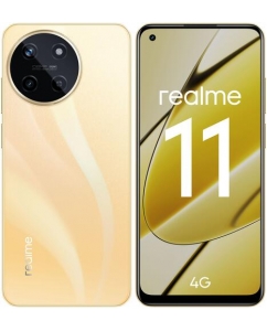 Купить 6.4" Смартфон realme 11 128 ГБ золотистый в Техноленде