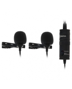 Купить Микрофонный комплект BOYA BY-M1DM черный в Техноленде