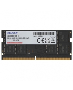 Купить Оперативная память SODIMM ADATA [AD5S560016G-S] 16 ГБ в Техноленде