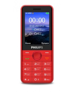Купить Сотовый телефон Philips Xenium E172 красный в Техноленде