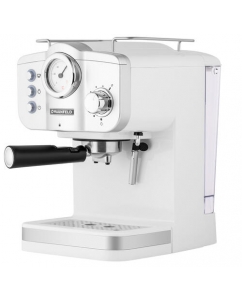 Купить Кофеварка рожковая MAUNFELD MF-735WH PRO белый в Техноленде