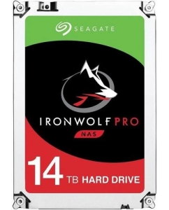 Купить 14 ТБ Жесткий диск Seagate 7200 IronWolf Pro [ST14000NE0008] в Техноленде