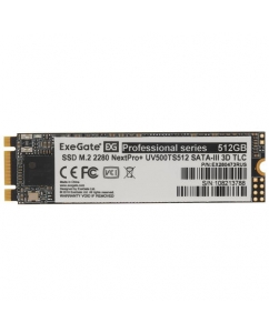 Купить 512 ГБ SSD M.2 накопитель ExeGate NextPro+ UV500TS512 [EX280473RUS] в Техноленде