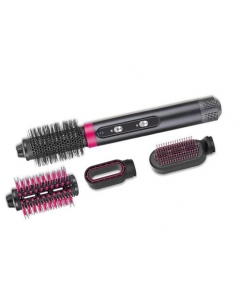 Купить Фен-щетка Super hair dryer styler черный/розовый в Техноленде