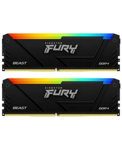 Купить Оперативная память Kingston FURY Beast Black RGB [KF426C16BB2AK2/16] 16 ГБ в Техноленде