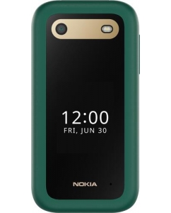 Купить Сотовый телефон Nokia 2660 Flip зеленый в Техноленде