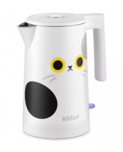 Купить Электрочайник Kitfort КТ-6185 белый в Техноленде
