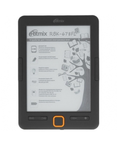 Купить 6" Электронная книга Ritmix RBK-678FL черный в Техноленде